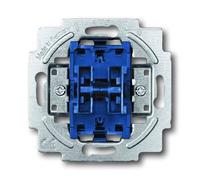 Busch-Jaeger Insert pour interrupteur à bascule, Bouton + interrupteur, Bleu