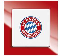 Busch-Jaeger Interrupteur inverseur 2000/6uj/03 Fan commutateur FC Bayern de Munich 1012 2201