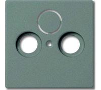 BUSCH-JAEGER Plaque centrale Ant.dose 2f solo meteor-gr glz