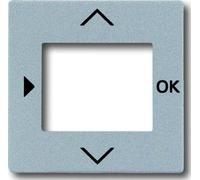 BUSCH-JAEGER plaque centrale minuterie alu-si glz