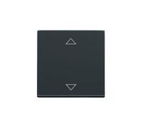 Busch-Jaeger solo Élément de commande pour 6430-81-102 Jalousiecontrol II anthracite, Bouton + interrupteur, Gris