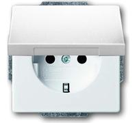 BUSCH-JAEGER Steckdose 1f std-ws glz future linear UP Klappd