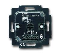 Busch-Jaeger Unité de base pour stores encastrés 6418U pour 6430 + 6456 + 6457, Bouton + interrupteur, Noir