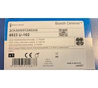 Busch-Jaeger Variateur AC 230V -50Hz , 2-100W 6523-U102 Led- Glüh-halogenlampen