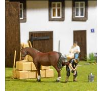 Busch - 1/87 A-set: Hufschmied H0 TOY NEUF