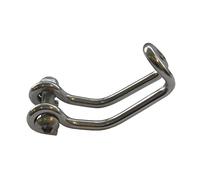 Busch & Müller 474DUPB Support de Phare Unisexe pour Adulte Argent, Taille Unique