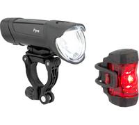 busch+müller Set de Lampes à LED Ixon Fyre + IXXI (StVZO) noir universal