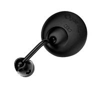 Busch&muller Cycle Star Round Short Universal Fixation Rearview Mirror Noir Black