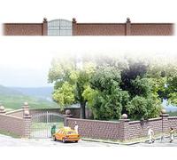 BUSCH Mur en pierre avec portail - HO 1/87 - BUSCH 6014