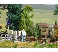 Busch H0 SET action E-Biker Rast kit