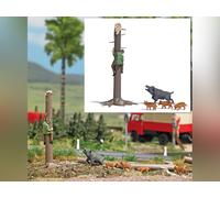 BUSCH Scène de sangliers qui chargent - HO 1/87 - BUSCH 7958