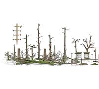 Busch 1852 Coffret De Bois Mort 1/87 H0 Kit Neuf