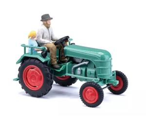 BUSCH Tracteur Kramer KL 11 avec fermier et enfant - HO 1/87 - BUSCH 40072