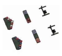 BUSCH VOITURES - BUV49961 - MODÉLISME FERROVIAIRE - SET D'INSIGNES MODERN USA G
