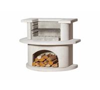 Buschbeck Barbecue en Béton au Charbon de Bois Venedig Blanc - 100409