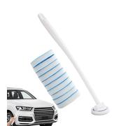 Buscinets de fenêtre de voiture, outils de nettoyage de pare-brise, essuie-glaces en verre anticharge, brosses à longue poignée, nettoyants pour vitres automobiles, outils de tableau noir