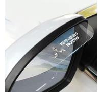 BUSDPL 2 Pièces Déflecteur de Pluie Rétroviseur pour Mitsubishi Triton V Club Cab Pick Up 2019-2023, Sourcils Side Mirror Rain Visière Guard Anti Éblouissement Accessoires