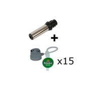 Buse + 3 lots de 5 tubes Pompe, tireuse à bière MS-621845, XI200000 KRUPS
