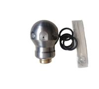 Buse, 40L ~ 60L/min Lavage à haute pression Nettoyage des égouts de coupe drague 3/8 Filetage externe Boule rotative jet sphérique (1-3 60L)(1 3 60L)