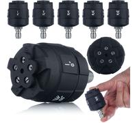 Buse 6 en 1 avec raccord rapide 1/4" pour nettoyeur haute pression