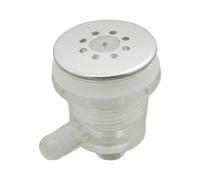 Buse à bulles de baignoire à 9 trous en acier inoxydable avec couvercle en acier inoxydable pour la maison, le spa, la piscine, expérience de bain relaxante, construction en PVC, facile à installer et