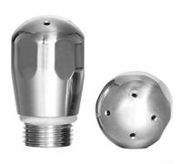 Buse à café vapeur en acier inoxydable 3/4 trous Tête de mousseur à lait pour machines E61 304 Pointe en métal pour barista latte art (4 trous)
