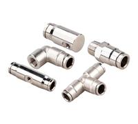 Buse à connexion rapide - Couplage atomiseur, connecteurs en T coude de connexion en laiton pour atomisation haute pression et refroidissement extérieur