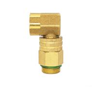Buse à connexion rapide en cuivre coudée à 90 degrés pour systèmes d'irrigation par pulvérisation agricole compatible avec divers tuyaux et équipements de pulvérisation (22 x 1,5)