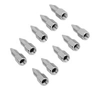 Buse à Embout de Graisse de Rechange en Métal, Buse d'injecteur de Pistolet à Graisse Pointue Manuelle Résistante à l'usure 10 Pièces Buse de Pistolet à Graisse Aiguille