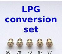 Buse à gaz 5 brûleurs LPG propane, 1 x 50, 2 x 70, 2 x 87
