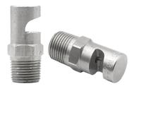 Buse à jet plat, Buse de ventilateur plate en acier inoxydable 304, filetage BSP 1/8-3/4 120-150 degrés, paquet 2 ou 5(1/4 Wide Angle Fan Nozzle (Hole Diameter 1.4mm),5pcs)