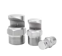 Buse à jet plat en acier inoxydable, Buse de nettoyage à ventilateur plat grand Angle BSP en acier inoxydable 304, 1/8 3/4 pouces, 2 ou 5 pièces(1/8 Wide Angle Fan Nozzle (hole Diameter 2.3mm),5pcs)