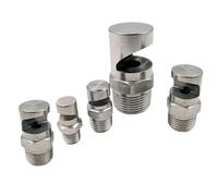 Buse à jet plat en acier inoxydable, Buse de ventilateur grand Angle en acier inoxydable 304, 120 à 150 degrés, filetage 1/8 3/4, 2 ou 5 pièces(1/4 Wide Angle Fan Nozzle (hole Diameter 1.5mm),2pcs)