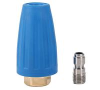 Buse À Turbine Rotative Pivotante À Haute Pression 3000PSI Accessoires Pour Pistolet De Nettoyage Haute Pression 1/4inch GPM 2.5-4.0 (Taille : 4)