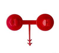 Buse aérosol réutilisable en mousse de polyuréthane pour isolation du plafond, du mur et du grenier - Compatible avec la plupart des canettes de mousse - 5,5 x 2 cm (lot de 1 ou 5), rouge (1 pièce)