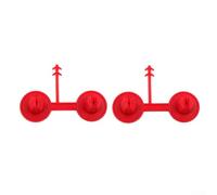 Buse aérosol réutilisable en mousse de polyuréthane pour isolation du plafond, du mur et du grenier - Compatible avec la plupart des canettes de mousse - 5,5 x 2 cm (lot de 1 ou 5), rouge (5 pièces)