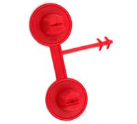 Buse aérosol réutilisable en mousse de polyuréthane pour isolation du plafond et du mur, compatible avec les canettes de mousse standard, 5,5 x 2 cm, rouge