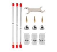 Buse Airbrush Kits, 0.3/0.5/0.8mm Buse Et Aiguille et Capuchon de Buse et Clé à Buse et Outils de Pièces de Rechange, Pistolet Aerographe Kit, Buse pour Peinture, Le Tatouage, l'art de Modèles, Etc