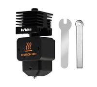 Buse amovible Hotend en acier 0,2/.4/.6/.8 mm Buse et bloc de chauffage pour imprimantes de laboratoire Hot End Brass Heat Block Hotend