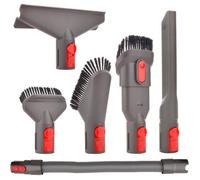 Buse Brosse Accessoires Kit avec Tuyau Extensible pour Dyson V7 V8 V10 V11 V11 SV10 SV11 SV14 Aspirateur, Quick Release Nettoyage