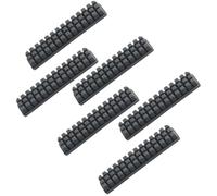 Buse Brosse en Silicone, Brosse à Buse en Silicone, Brosse de Nettoyage de Buse d'impression, A1 Printer Combo Kit Nettoyage, Nozzle Wiper Kit, Kit de Remplacement de Brosse, 37x8mm, 6 Pcs