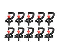 Buse Brumisateur Pulvérisateur, Rotative, 10 Pièces, Jet 6-8m, Pulvérisation Uniforme - Irrigation Efficace, Plastique Résistant, Utilisation en Serre et Jardin