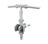 Buse cascade pour piscine hors sol en plastique et conçue pour une rotation constante à 360 degrés (gris)