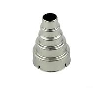 Buse chauffante en acier inoxydable avec réflecteur pour station de soudure - Kit de 4 pièces (pelle, trois sections, cinq sections, grande buse plate) (B)