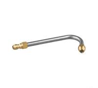 Buse coudée en acier inoxydable pour nettoyeur haute pression 30°/90°/forme de U pour lance d'extension 1 sur 4 embout de pulvérisation à connexion rapide jusqu'à 5000 psi 17 cm (forme de U)