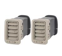 Buse d air Tableau Bord Compatible Avec Chevy Pour Silverado Pour Sierra 2000-2006 Gris Tan Beige Voiture Tableau De Bord Chauffage Ca Évents Pièces De Rechange(2pcs Beige)