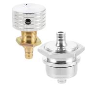 Buse D'air pour Appareil de Beauté, Valve de Réglage, Métal Argenté | Commande D'aspiration Réglable, Connecteur de Pression, Usage Spa Salon