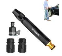 Buse d'alimentation pour tuyau d'arrosage, portable, réglable, robuste, buse de pulvérisation d'eau haute pression pour voiture, maison, jardin, cour, terrasse, balcon