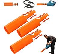 Buse d'appoint d'air Universelle pour souffleur de Feuilles, Fixation d'accélérateur de Flux d'air sans Fil pour Tubes de soufflage de 2 à 4 Pouces, accélérateur de Flux d'air Facile à in Yellow 3PCS