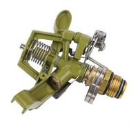 Buse d'arrosage à bras oscillant à 360 degrés fabriquée en alliage de zinc pour systèmes d'irrigation de jardin, pelouse et ferme Caractéristiques : connexion 1/2 3/4", portée de 8 à 12 mètres, design